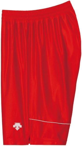 Amazon | DESCENTE(デサント) ゲームパンツ レッド×ホワイト RED